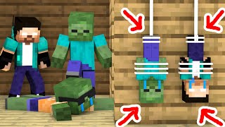 Monster School : Baby Zombie And Bad Gangsters  Minecraft Animation