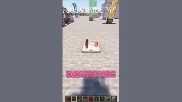 SUBTRACTORS SUBTRACT! The OTHER MODE OF COMPARATORS! | Redstone with PsiVolt #minecraft #redstone