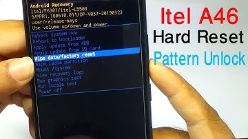 Itel A46 Hard Reset । Pattern Unlock