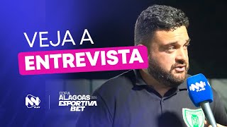 Coletiva   Gabriel Teixeira fala após o jogo de Murici x ASA   Copa Alagoas 2026