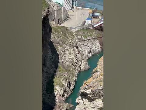 прыжок с тарзанки - YouTube