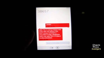 WP7 Text Messaging