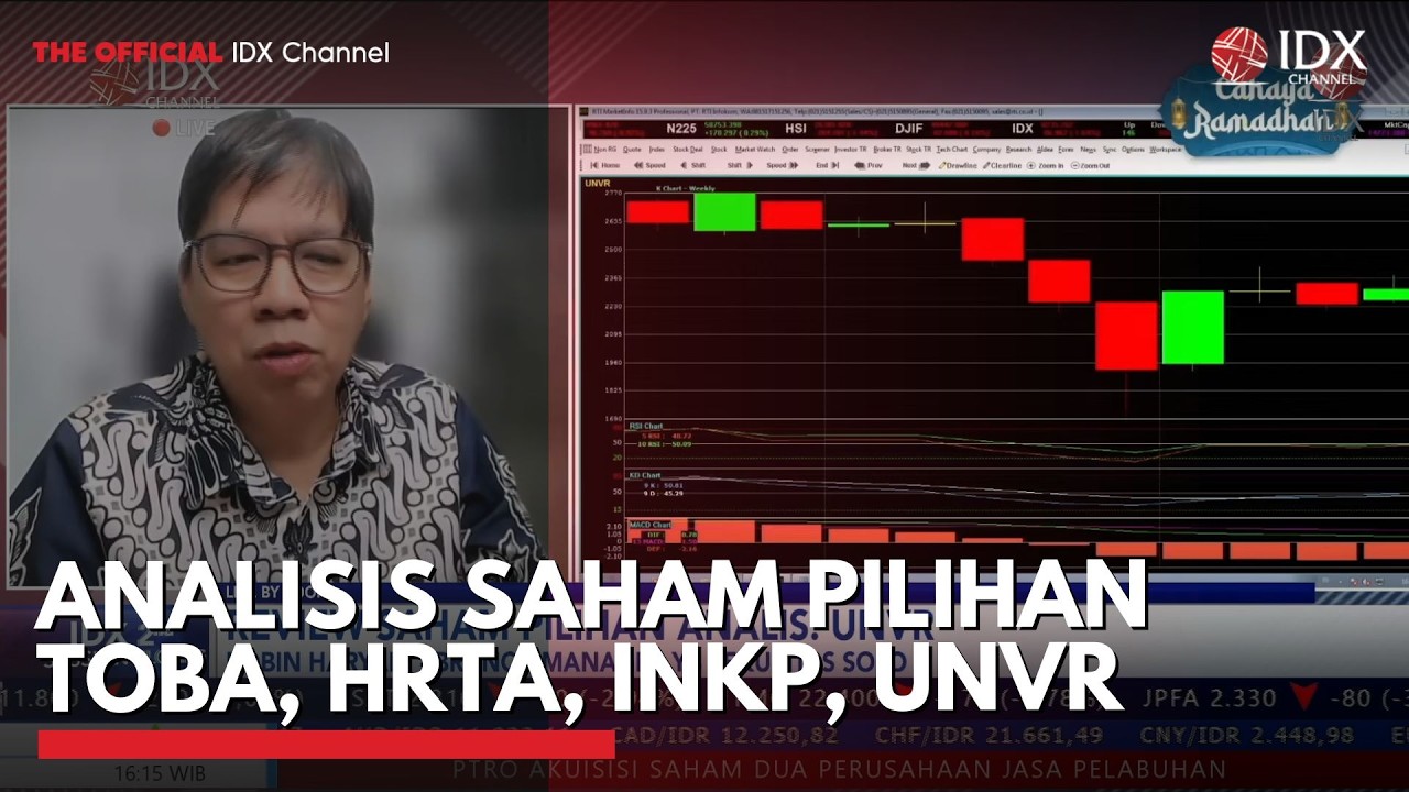 Analisis Saham Pilihan TOBA, HRTA, INKP, UNVR | 2ND SESSION CLOSING