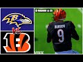 Ravens vs bengals week 5 simulation madden 25 rosters