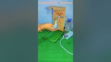 Smart Hand Wash System Using IR Sensor & NodeMCU | DIY Arduino Project 💧🤖 #shorts #scienceproject