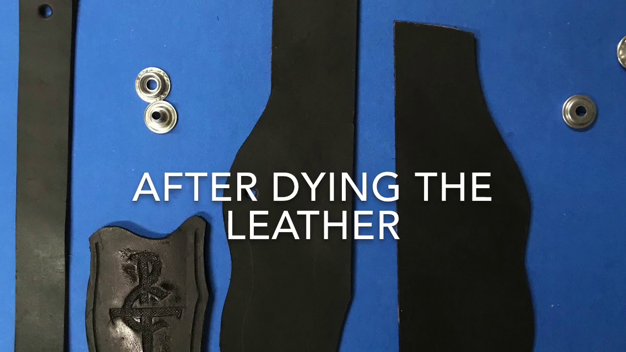 Making a leather sheath for the Persian style knife