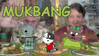 картинка: MUKBANG RUSSIA|ФАСОЛЕВЫЙ СУП|РЫБНЫЕ КОТЛЕТЫ ИЗ ГОРБУШИ|ФАСУЛЬЕ|ОВОЩИ ПО_ТУРЕЦКИ|КОМПЛЕКСНЫЙ ОБЕД