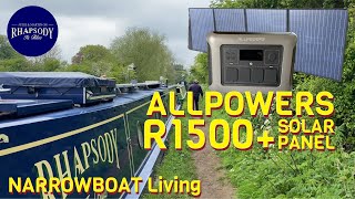 NARROWBOAT Living  Bonus vlog   So what do YOU think? ALLPOWERS R1500  Review