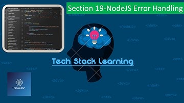 Node.js | Section 19 | Error Handling Sync & Async |  Beginners