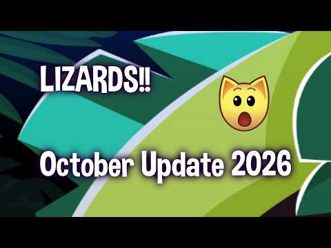 LIZARDS COMING TO ANIMAL JAM *New Animal Revealed* | October Update 2026