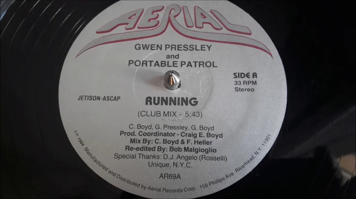 GWEN PRESSLEY AND PORTABLE PATROL MAXI 84 -RUNNING