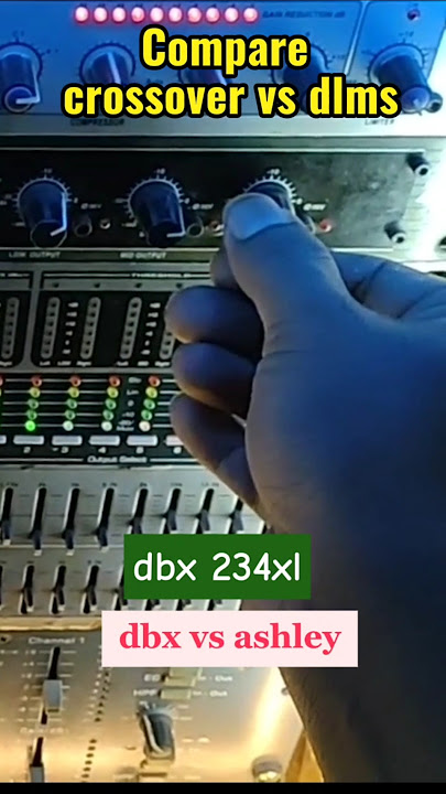 Compare dbx 234xl vs ashley protea 4.8#settings #sound #hajatan #ashley
