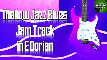 Mellow Jazz Blues Jam Track in E Dorian 🎸 Guitar Backing Track
