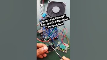 Smart Fan Control | Auto ON/OFF Based on Temperature #arduinoproject #smartfan