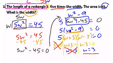 Geometry Word Problems (Factoring)