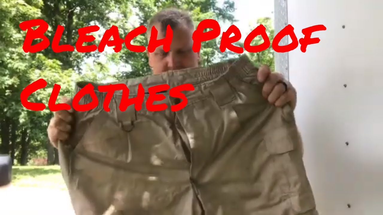 Pressure Washing Clothing | How Not To Bleach Your Clothes Out