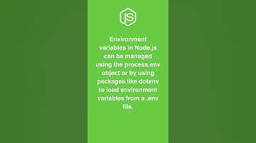 Managing Environment Variables in Node.js