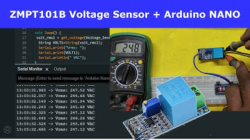 ZMPT101B Sensor | Arduino ZMPT101B Voltage Sensor Project | Arduino ZMPT101B Voltage Sensor Setup