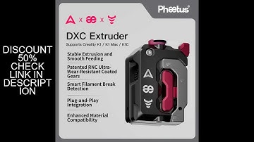 Phaetus DXC Extruder Without Motor Extrusion Mechanism Kit For CREALITY K1 K1C K1 Max 3D Printer Par