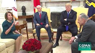 Baby Trump Throws A Temper Tantrum During Meeting With Pelosi And Schumer