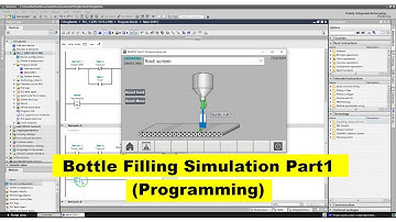 Bottle Filling Simulation in TIA Portal - Part 1: Creating the Program