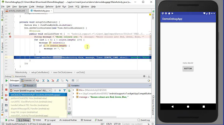 Debugging in Android Studio: Android Programming