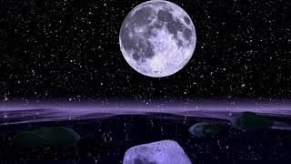 #Футаж восход луны ◄4K•HD► #Footage moon rise