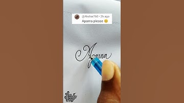 stylish name | Aparna | Calligraphy signature