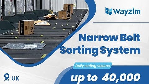 Cannock, UK Narrow Belt Sorting System Project