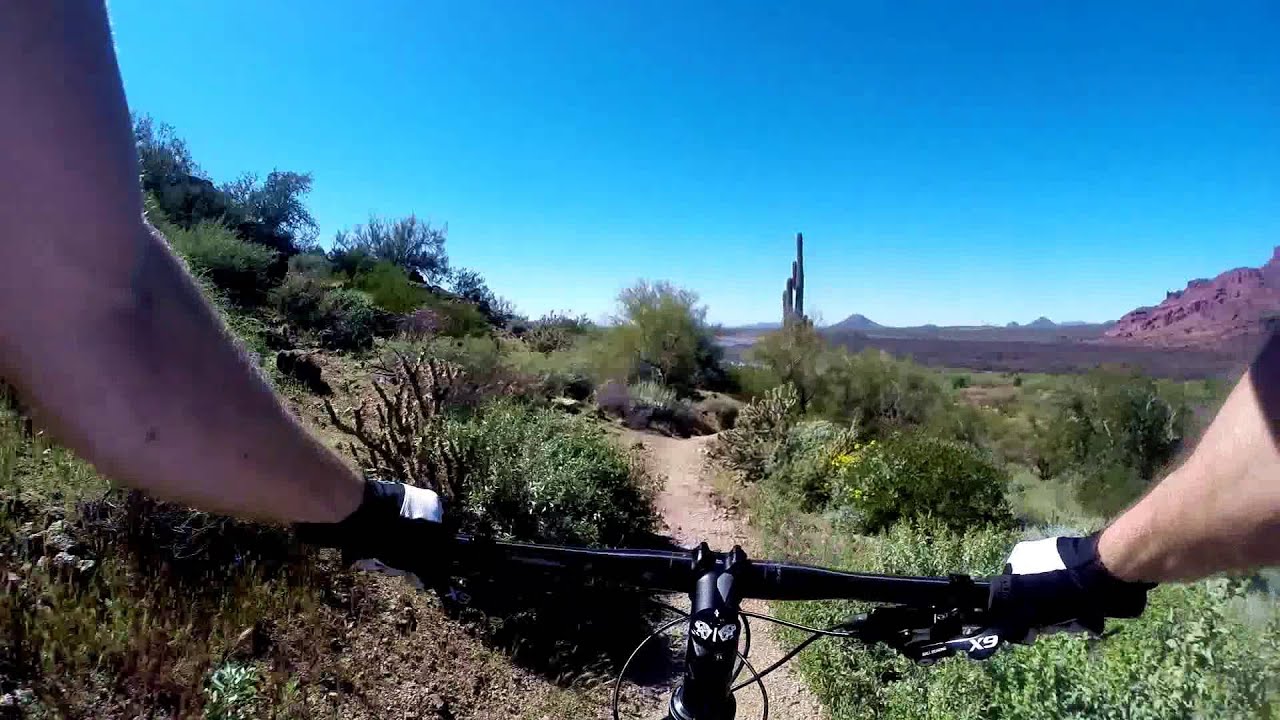 Mountain Biking at Hawes Trail in Mesa Arizona (HD) YouTube