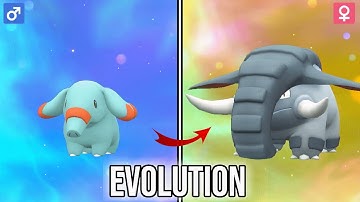 Phanpy | Donphan | Evolution in Pokemon Scarlet & Violet | SV
