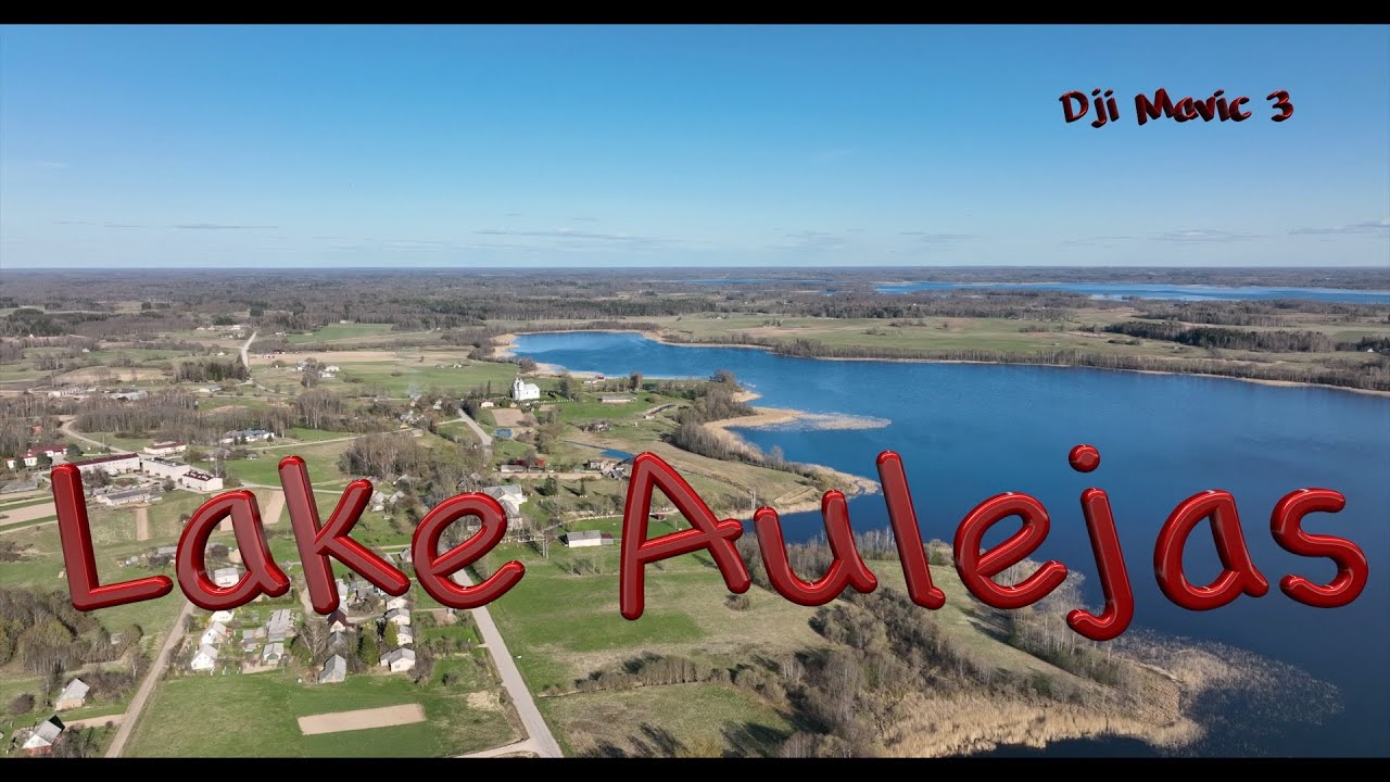 Land of lakes ,lake Aulejas & lake Sivers Latgale DJI Mavic3,Край озер ...