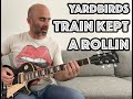 How To Play Train Kept A Rollin like the Yardbirds!  -  Beginner Guitar Players