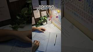 Quick life update + solving chemistry practice sheet 😭📖 #shorts #11thgrader #studyvlog