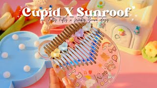 Cupid x Sunroof - Fifty Fifty x Nicky Youre, dazy | Kalimba Mashup by Sandrah Araja ♡ Resimi