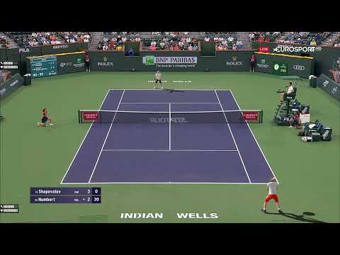 Shapovalov vs Humbert INDIAN WELLS 2023 Round 2 | Tennis Elbow 2013