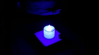 Smoldering LED candle on batteries, Имитация восковой свечки LED