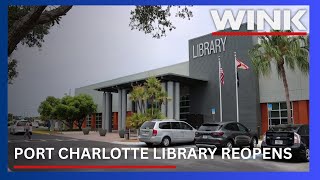 Mid-County Regional Library in Port Charlotte reopens 4 years after Hurricane Ian