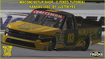 iRacing Maconi C-Fixed Trucks Kansas to Qualifying and Race 25S2