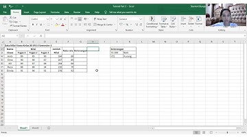 Tutorial Microsoft Excel | Penggunaan Fungsi Logika "IF" #InePaendong
