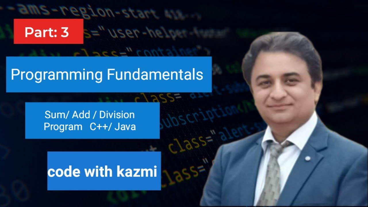 Lecture 3 || Programming Fundamental || Simple C++/Java || # ...