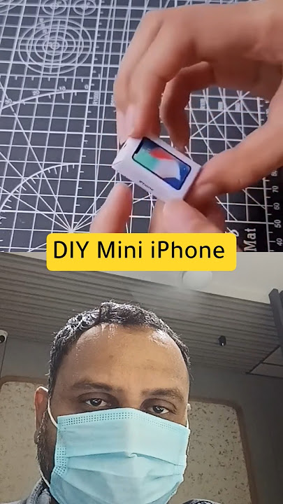 📱DIY Mini iPhone pro max #diy #handmade #diycrafts #shorts #ytshorts