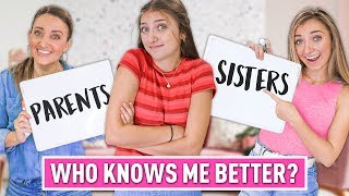 Who Knows Me Better? | Brooklyn & Bailey VS Parents 2020 #WithMe