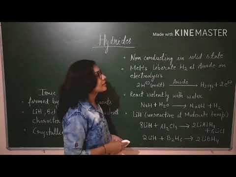 Types of hydrides with special emphasis on Ionic Hydrides Ft. Pooja Sharma