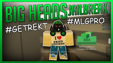 ROBLOX Exploit Trolling - JAILBREAK BIG HEADED POLICE OFFICERS