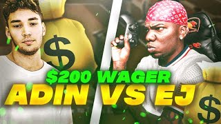 YoThatsEJ VS ADIN Insane $200 Wager On NBA 2K20!... BEST OF 5