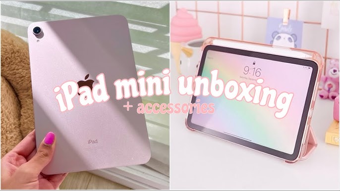 the new iPad MINI is so cute! Purple iPad Mini Unboxing 