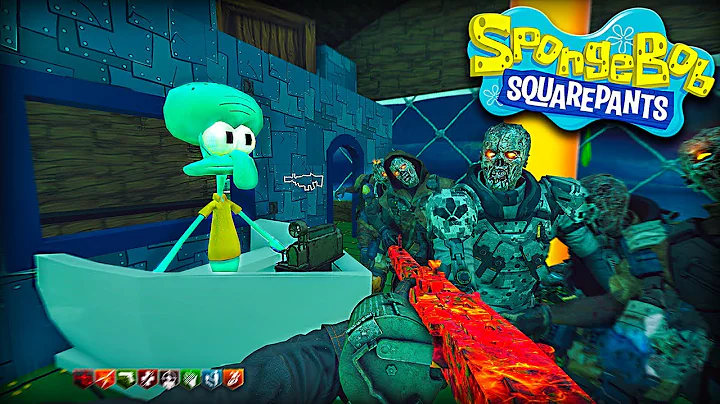 The KRUSTY KRAB SpongeBob TOWER Challenge! (Black Ops 3 Zombies)