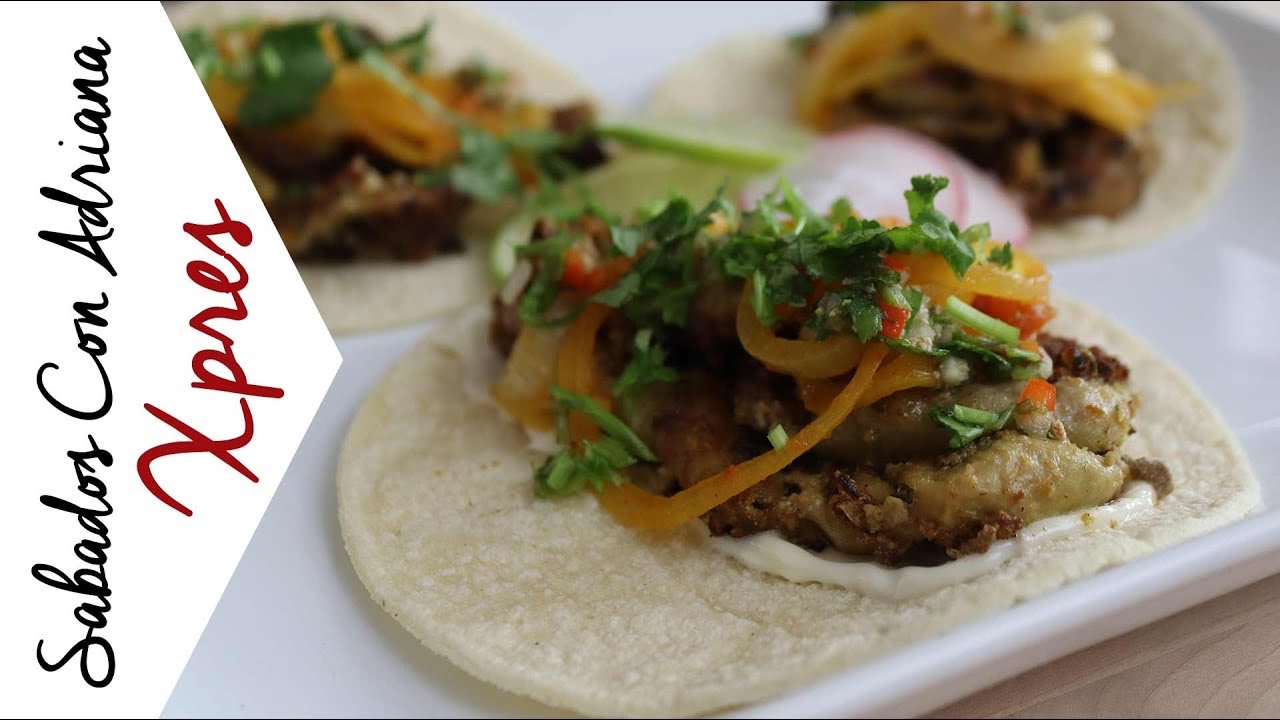 Cómo preparar unos deliciosos Tacos de tripa o Chunchurria asada Sábados Con Adriana YouTube