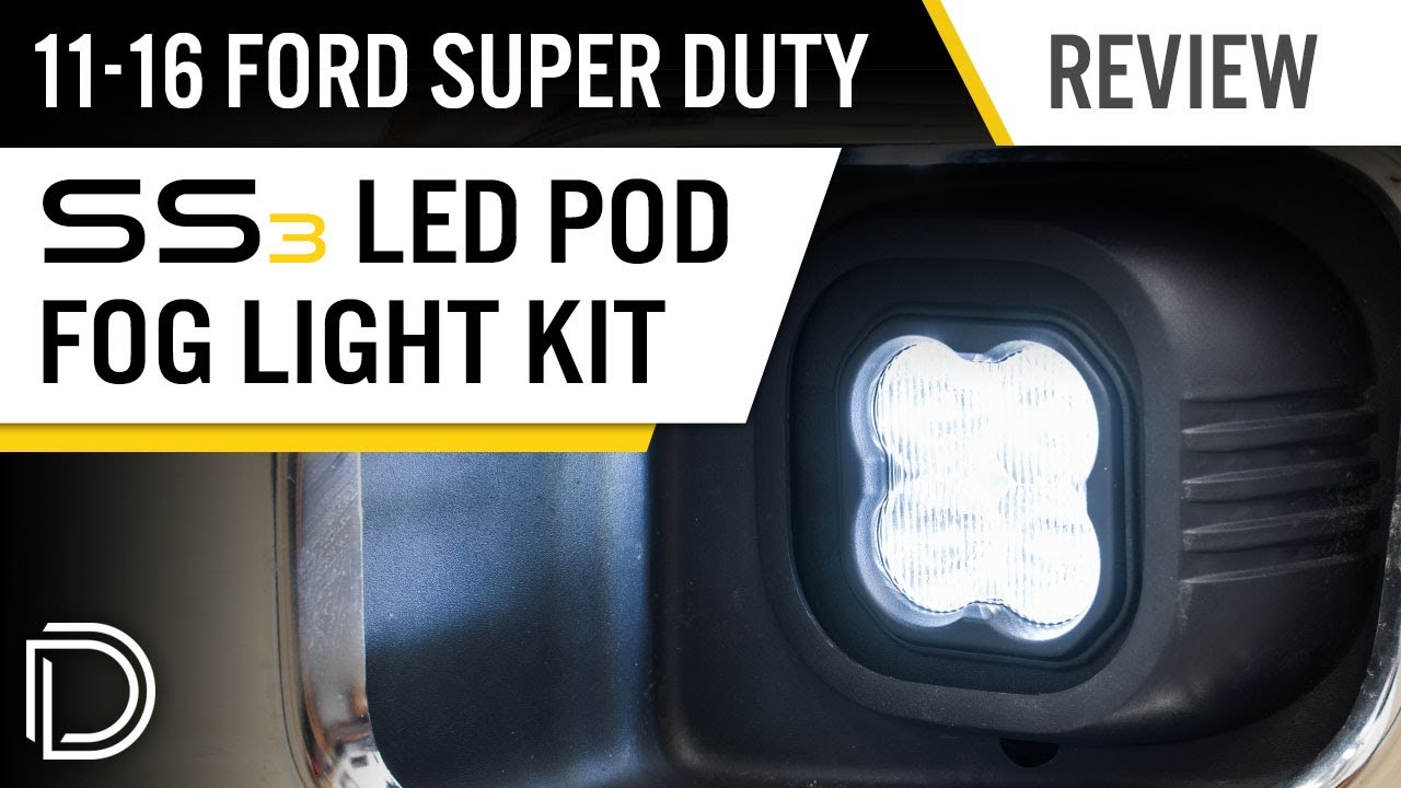 2011-2016 Ford Super Duty SS3 LED Fog Light Kit | Diode Dynamics